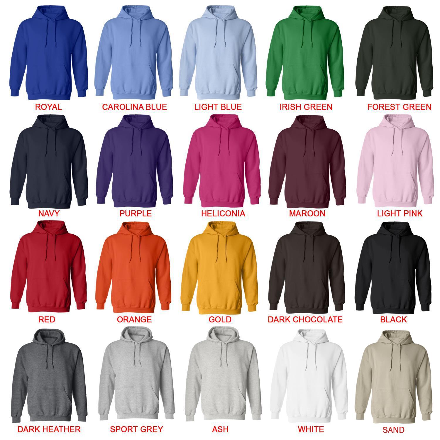 hoodie color chart - BFDI Merch